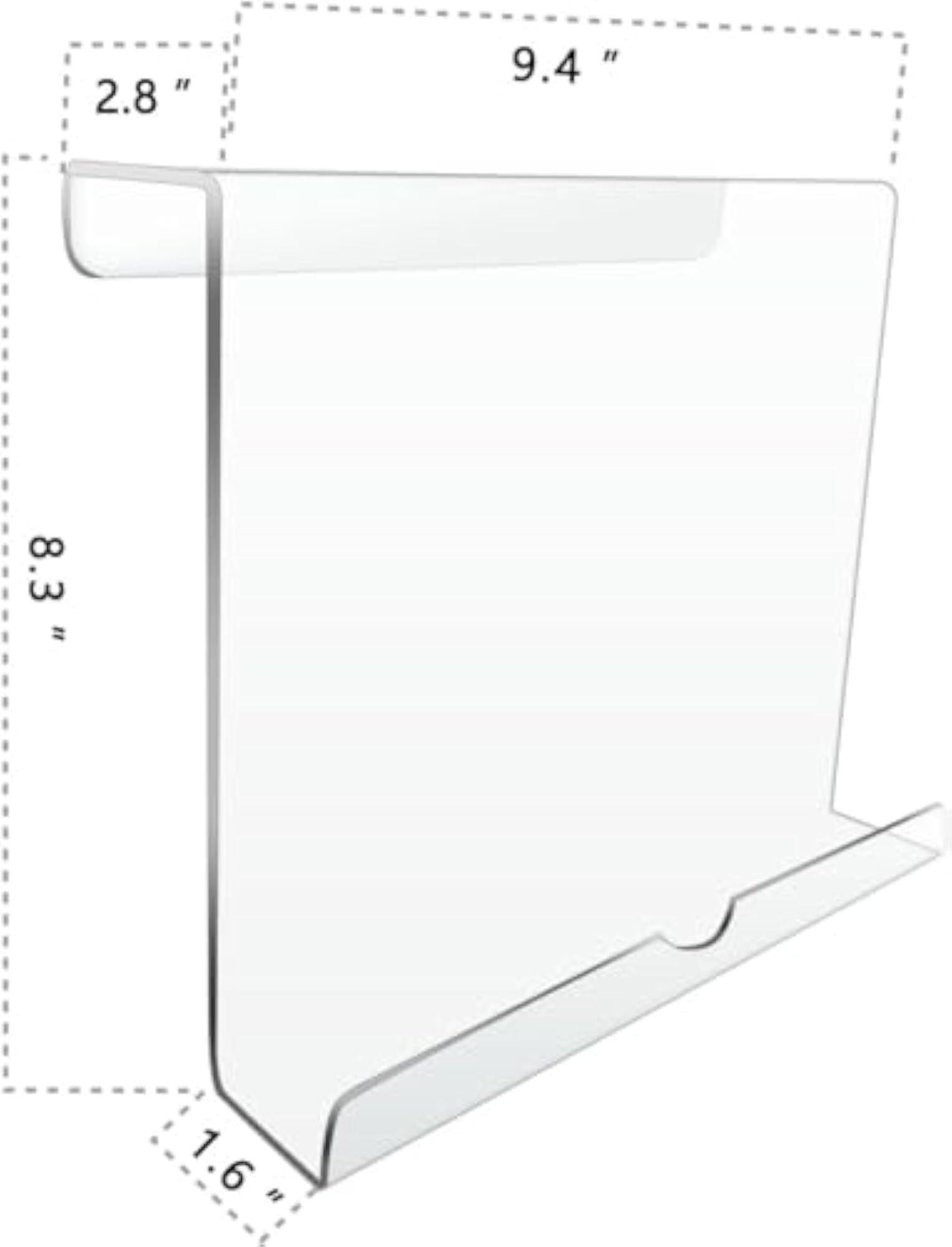 Acrylic Book and Tablet Stand, Modern X-Shape